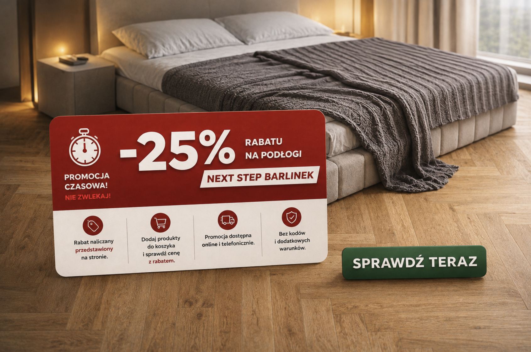 PROMOCJA -23% NA PODŁOGI NEXT STEP