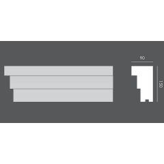 LP.033 profil parapetowy 15 x 9 x 150 cm EXTERIOR