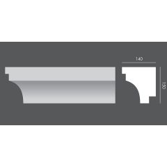 LP.038 profil parapetowy 15 x 14 x 150 cm EXTERIOR