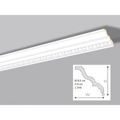 Z14 listwa gzymsowa 8,5 x 8 x 200 cm Arstyl NMC