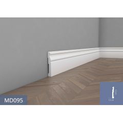 MD095 listwa przypodłogowa 1,5 x 12 x 200 cm MARDOM DECOR ELITE