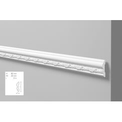 Z30 profil dekoracyjny z ornamentem 8 x 2 x 200 cm Arstyl NMC
