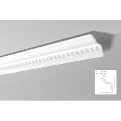 Z4 listwa gzymsowa z ornamentem 12,5 x 12,5 x 200 cm Arstyl NMC