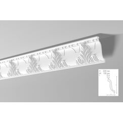 Z7 listwa gzymsowa z ornamentem 22 x 10 x 200 cm Arstyl NMC