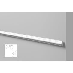 WL1 profil dekoracyjny 4 x 2 x 200 cm Wallstyl NMC