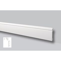 FL2 listwa przypodłogowa 12 x 1,5 x 200 cm Wallstyl NMC