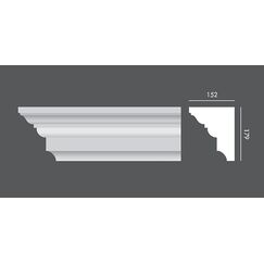 LP.011 profil parapetowy 17,9 x 15,2 x 150 cm EXTERIOR