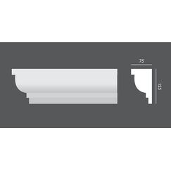 LP.012 profil parapetowy 12,5 x 7,5 x 150 cm EXTERIOR