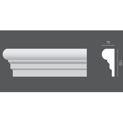 LP.022 profil parapetowy 15,2 x 7 x 150 cm EXTERIOR