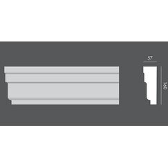 LP.027 profil elewacyjny drzwi i okien 16 x 5,7 x 150 cm EXTERIOR