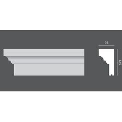 LP.034 profil parapetowy 16,5 x 9,5 x 150 cm EXTERIOR