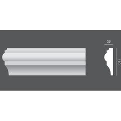 LP.062 profil elewacyjny drzwi i okien 11 x 3,5 x 150 cm EXTERIOR