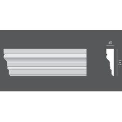 LP.064 profil elewacyjny drzwi i okien 14,5 x 4 x 150 cm EXTERIOR