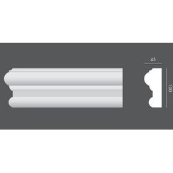 LP.065 profil elewacyjny drzwi i okien 10 x 4,5 x 150 cm EXTERIOR