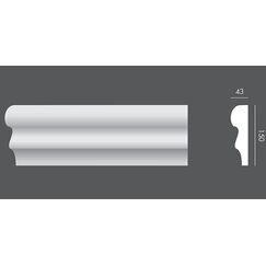 LP.069 profil elewacyjny drzwi i okien 15 x 4,3 x 150 cm EXTERIOR