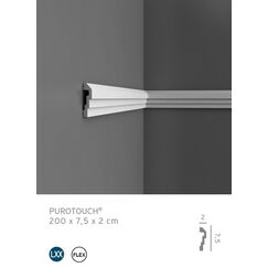 P7070 profil dekoracyjny 7,5 x 2 x 200 cm ORAC LUXXUS