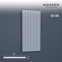 W108 panel ścienny 3D  25 x 1,8 x 200 cm ORAC