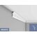 MDA072 listwa gzymsowa z ornamentem 6,4 x 14,8 x 240 cm MARDOM DECOR PRESTIGE