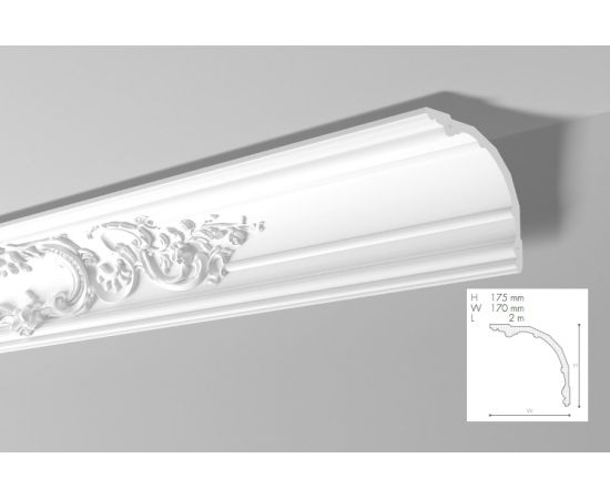 Z41 listwa gzymsowa z ornamentem 17,5 x 17 x 200 cm Arstyl NMC