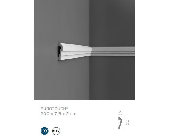 P7070 profil dekoracyjny 7,5 x 2 x 200 cm ORAC LUXXUS