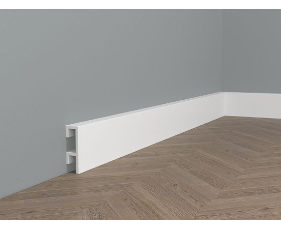 QL019P listwa multifunkcyjna oświetleniowa lakierowana 2,5 x 8 x 200 cm MARDOM DECOR ELITE PREMIUM