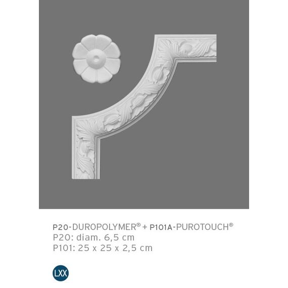 P101A narożnik z ornamentem Luxxus ORAC DECOR