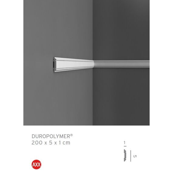 PX144 profil dekoracyjny 5 x 1 x 200 cm ORAC AXXENT