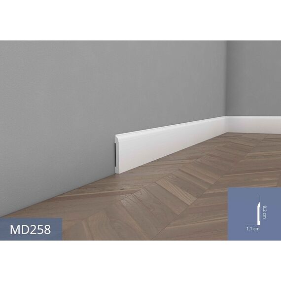 MD258E profil multifunkcjonalny obudowy drzwi i okien 8,1 x 1 x 240 cm MARDOM DECOR ELITE