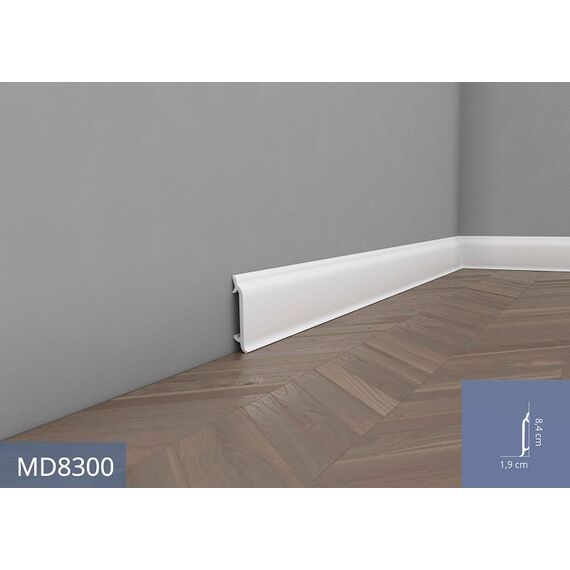 MD8300 listwa przypodłogowa 1,7 x 8,2 x 200 cm MARDOM DECOR ELITE